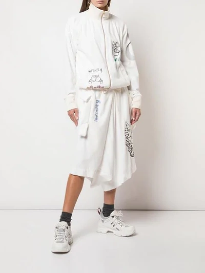 BERNHARD WILLHELM OVERSIZED SHORTS - 白色