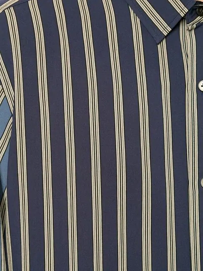 Shop Ports V Striped Shirt In Blue