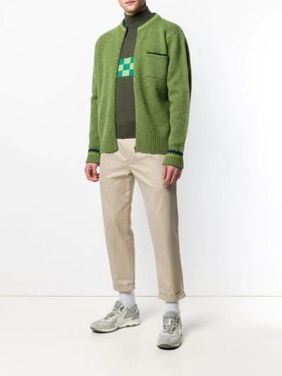 Shop Anglozine 'tail End Charlie' Pullover In Green