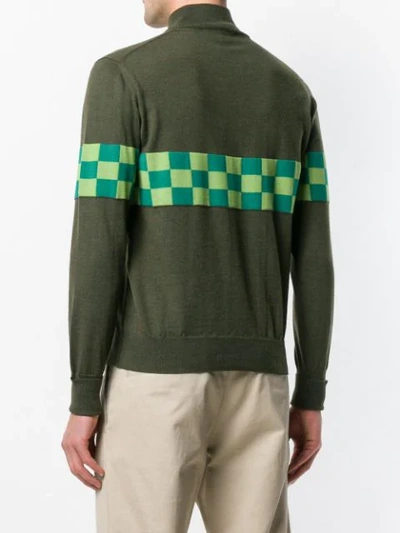 Shop Anglozine 'tail End Charlie' Pullover In Green