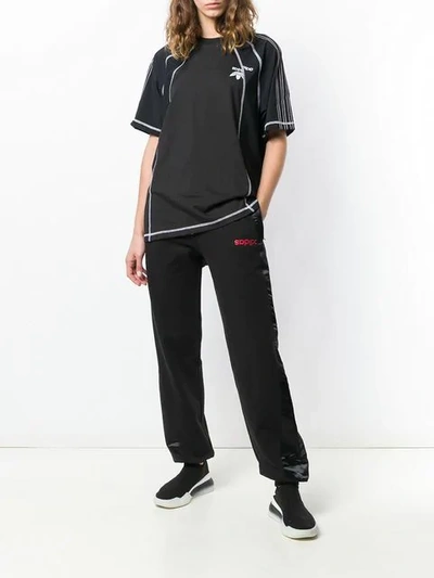 Shop Adidas Originals By Alexander Wang Short-sleeve Logo T-shirt - Black