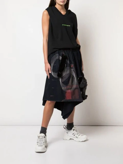 Shop Bernhard Willhelm Oversized Vest In Black