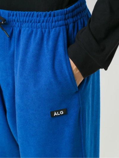 Shop Àlg Drawstring Waist Trousers - Blue