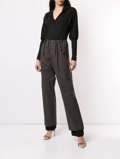 Shop Y/project Tailor Pyjama Pants In Brown