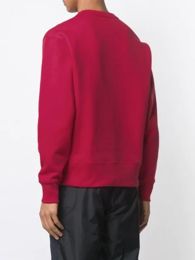 Shop Acne Studios Regular Fit Sweatshirt In Red