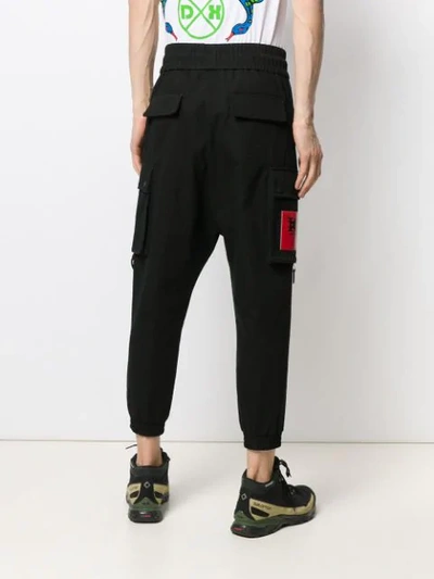 Shop Ktz Tapered Jogging Trousers In Black