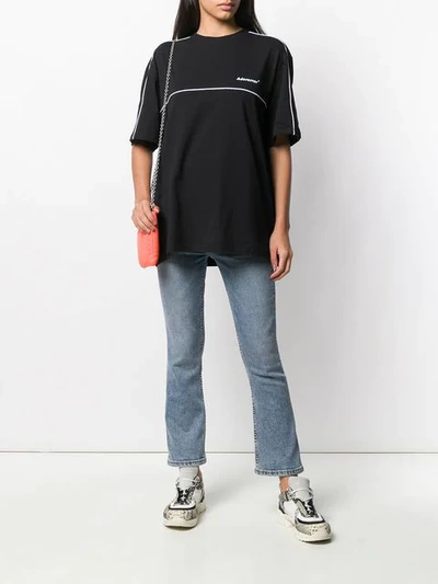 Shop Ader Error Linear Arrow T-shirt In Black