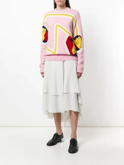 Shop Henrik Vibskov Hands On Knit Jumper In Pink