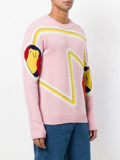 Shop Henrik Vibskov Hands On Knit Jumper In Pink