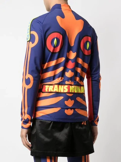 Shop Walter Van Beirendonck Skeleton Bike Top In Blue