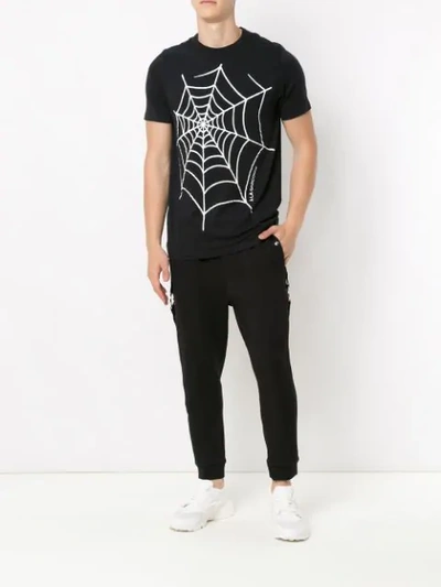 Shop À La Garçonne Spider Web T In Black