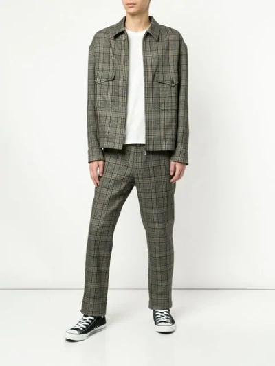 Shop Ports V Checked Jacket In Multicolour