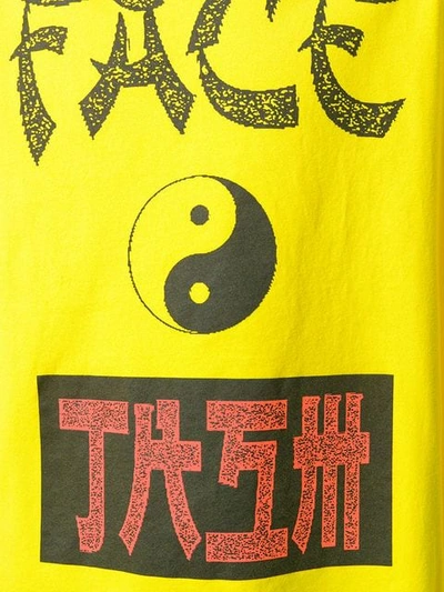 Shop Facetasm Yin-yang T-shirt - Yellow