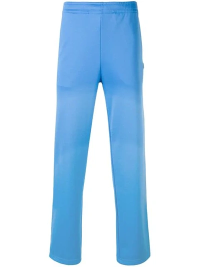 Shop Acne Studios Drawstring Track Pants In Blue