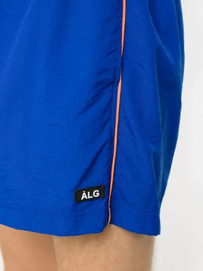 Shop Àlg Nylon Shorts In Blue