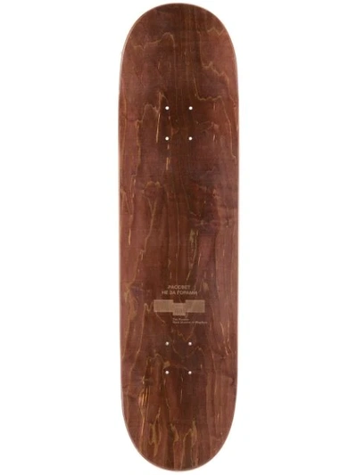 Shop Rassvet Art Print Skateboard In Brown