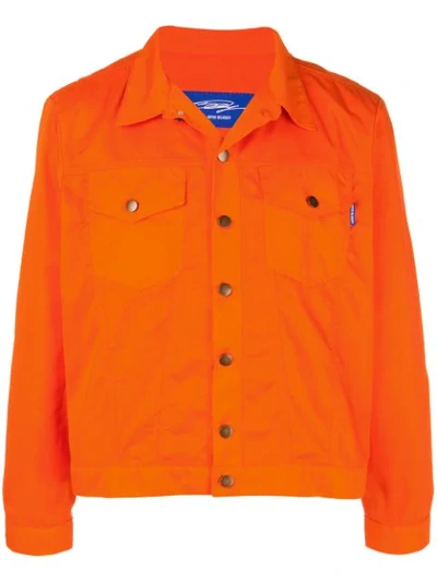 Shop Anton Belinskiy Classic Denim Jacket In Orange