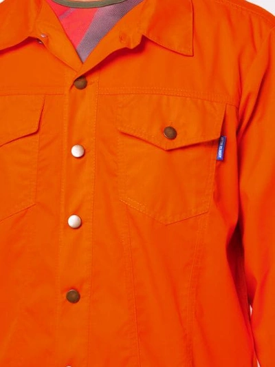 Shop Anton Belinskiy Classic Denim Jacket In Orange