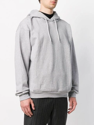Shop Martine Rose Oversized Fit Hoodie In Grey
