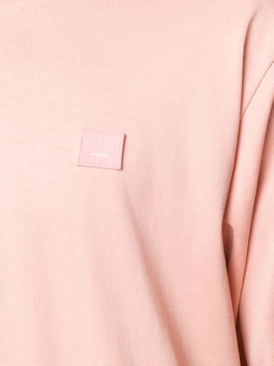 Shop Acne Studios Long Sleeve T In Pink
