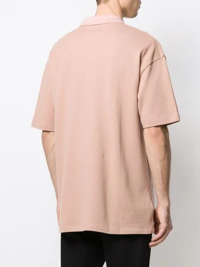 Shop Fred Perry Embroidered Logo T-shirt In Pink