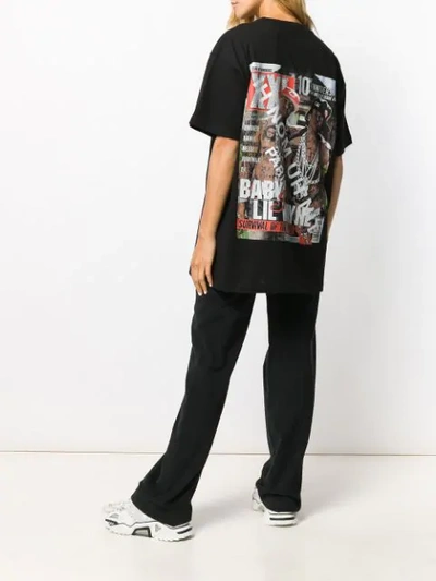 Shop Ih Nom Uh Nit Oversized Lil Wayne T-shirt In Black