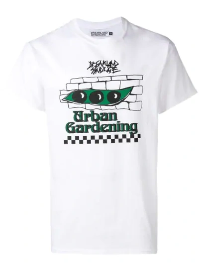 Shop Dreamland Syndicate Urban Gardening T In White