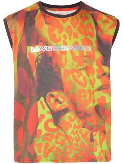 ANTON BELINSKIY PHOTO PRINT TANK TOP - 棕色