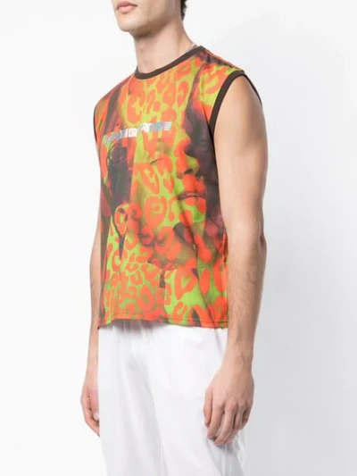 ANTON BELINSKIY PHOTO PRINT TANK TOP - 棕色