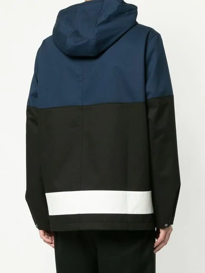 Shop Ports V Hooded Coat In Black