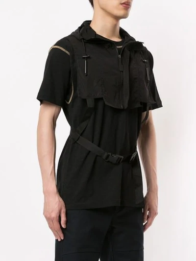 Shop A-cold-wall* Hooded Vest In Black