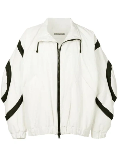 Shop Henrik Vibskov Diagram Bomber Jacket - White