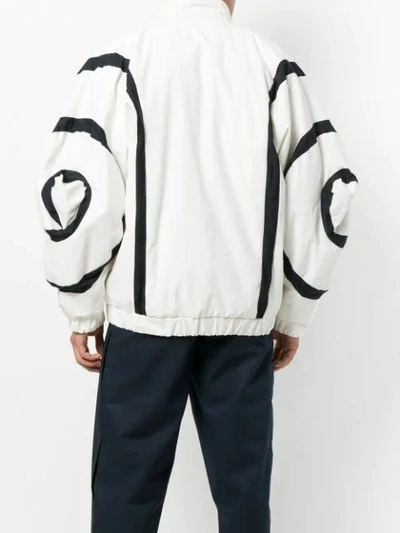 Shop Henrik Vibskov Diagram Bomber Jacket - White