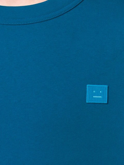 Shop Acne Studios Fairview Face Sweatshirt - Blue