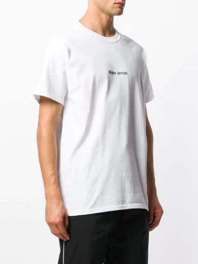 Shop Famt F.a.m.t. Make Sense T-shirt - White