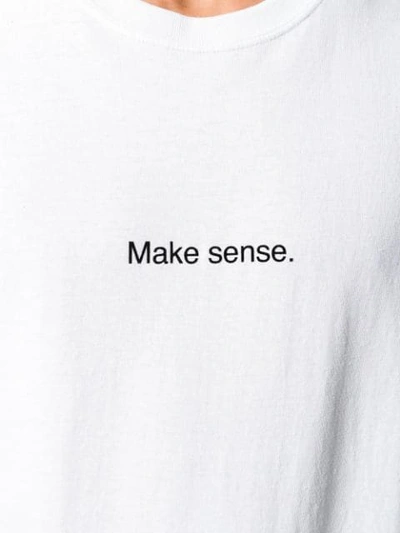 Shop F.a.m.t. Make Sense T-shirt - White