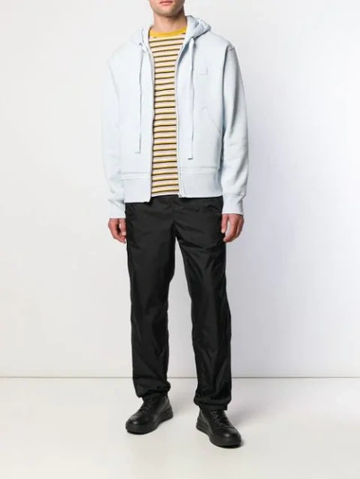 ACNE STUDIOS FERRIS ZIP FACE HOODIE - 蓝色