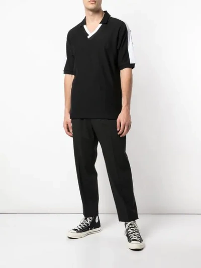 Shop Enfants Riches Deprimes Rudimentary Proto Polo Shirt In Black
