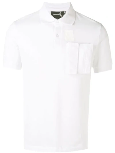 Shop Fred Perry Cargo Pocket Polo Shirt In White