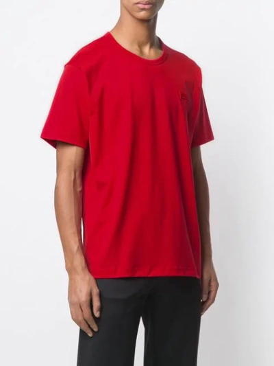 Shop Acne Studios Nash Face T In Red
