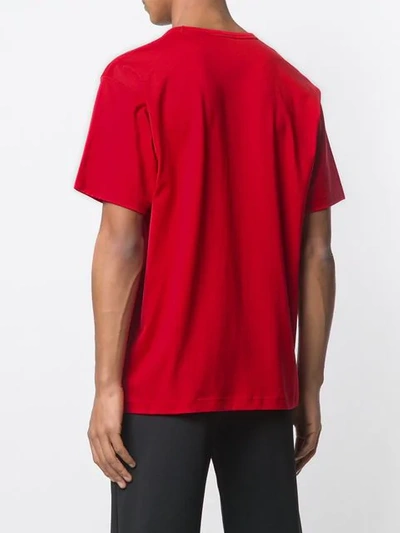 Shop Acne Studios Nash Face T In Red