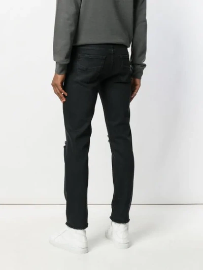 Shop Zadig & Voltaire Zadig&voltaire  X Evan Ross Ripped Jeans - Black