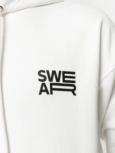 Shop Swear Logo Hoodie In White