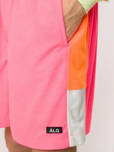 Shop Àlg Drawstring Waist Shorts - Rosa In Pink