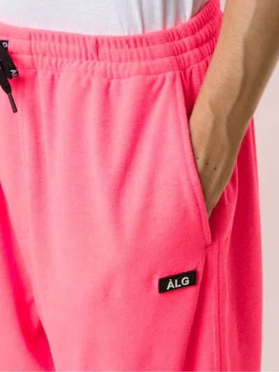 Shop Àlg Colour Block Track Pants - Pink