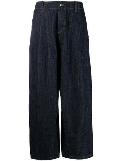 Shop Société Anonyme Wide-leg Jeans In Blue