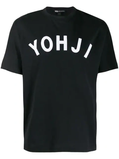 Shop Y-3 Yohji T-shirt In Black