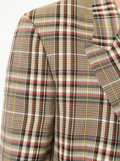 Shop Ports V Checked Suit In Multicolour