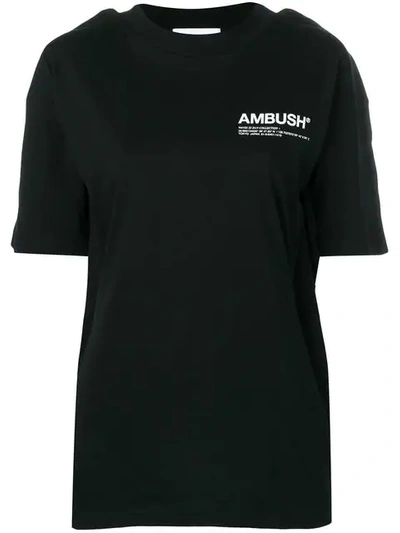 Shop Ambush Fin Logo T-shirt In Black