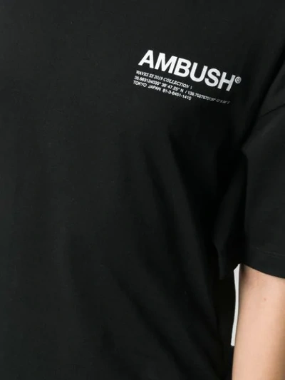 Shop Ambush Fin Logo T-shirt In Black